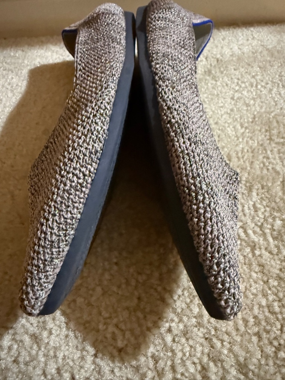 Rothy's The Point flats in the Stardust Metallic colorway size 9.5 - Picture 11 of 16